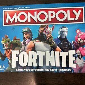 Monopoly: Fortnite Edition Board Game (100% Complete) - Original 2018 Edition